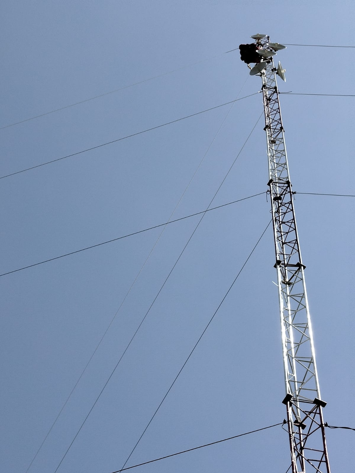 Wireless tower installation